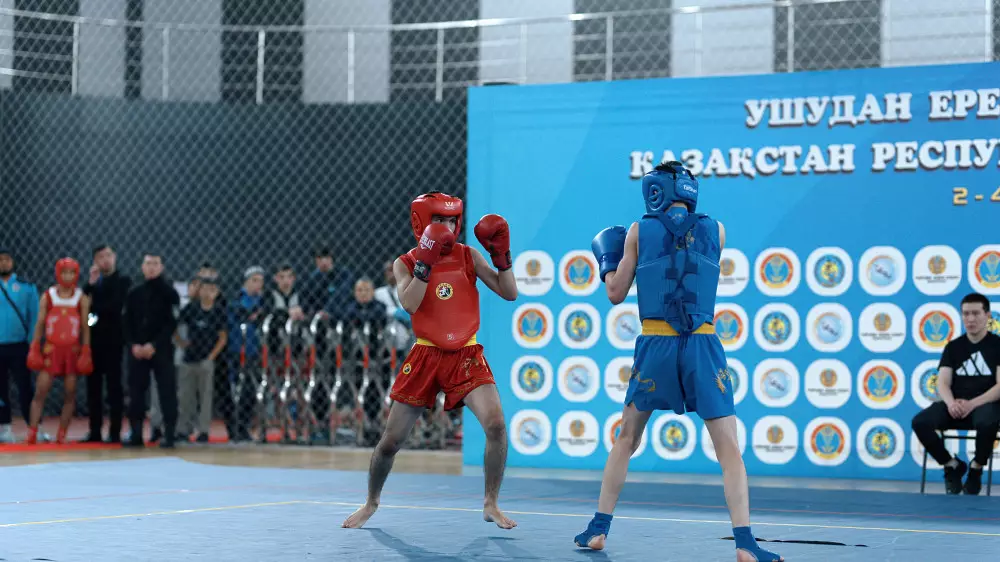 Призер чемпионата мира показал свой уровень на турнире по ушу-саньда в Астане