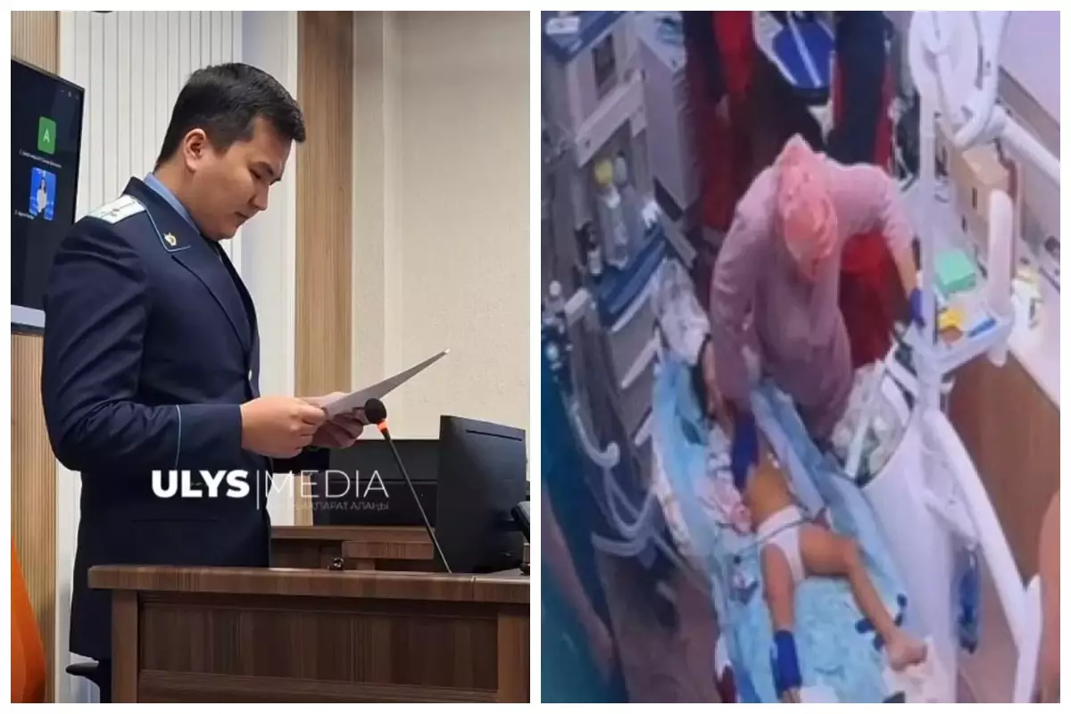 Астанада тісін емдетпек болған 3 жасар қыздың өлімі: Прокурор анестезиологқа жаза сұрады