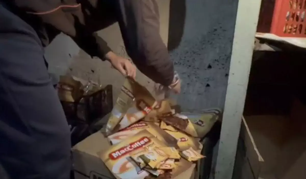 Шымкентте лас гаражда «MacCoffee» 3/1 дайындалып, дүкендерде сатылған