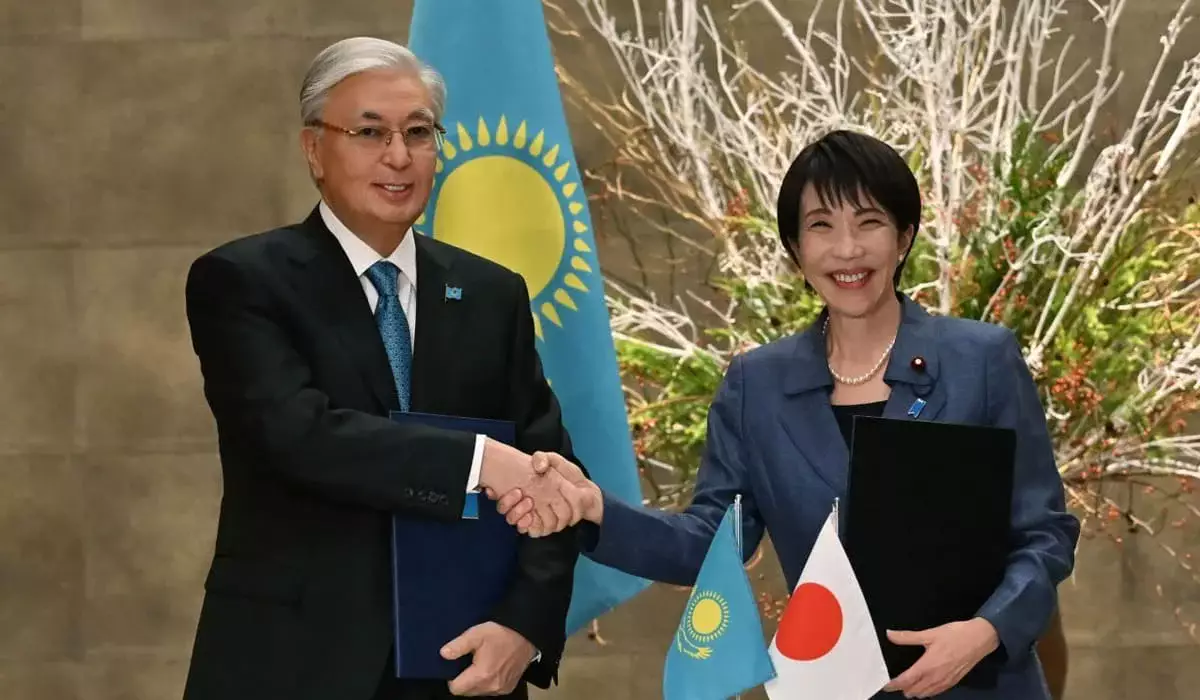 Токаев и Такаичи приняли совместное заявление