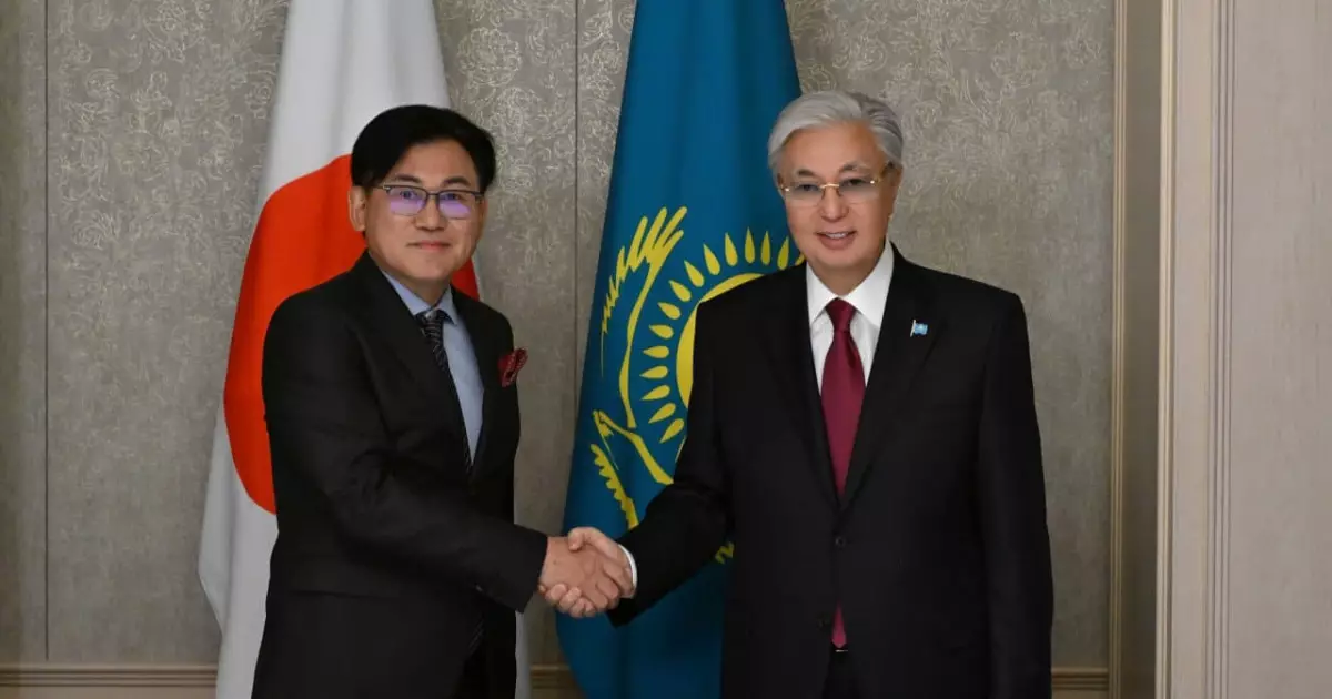   Қасым-Жомарт Тоқаев Rakuten Group компаниясының басшысы Хироши Микитаниді қабылдады   