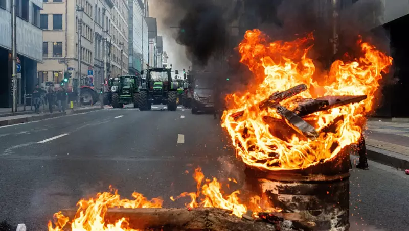 Протесты фермеров в Брюсселе переросли в беспорядки