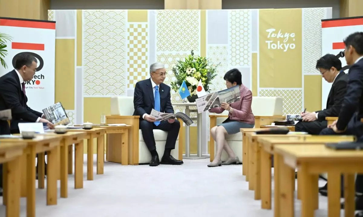 Тоқаев Токио губернаторымен кездесіп, меморандумға қол қойды