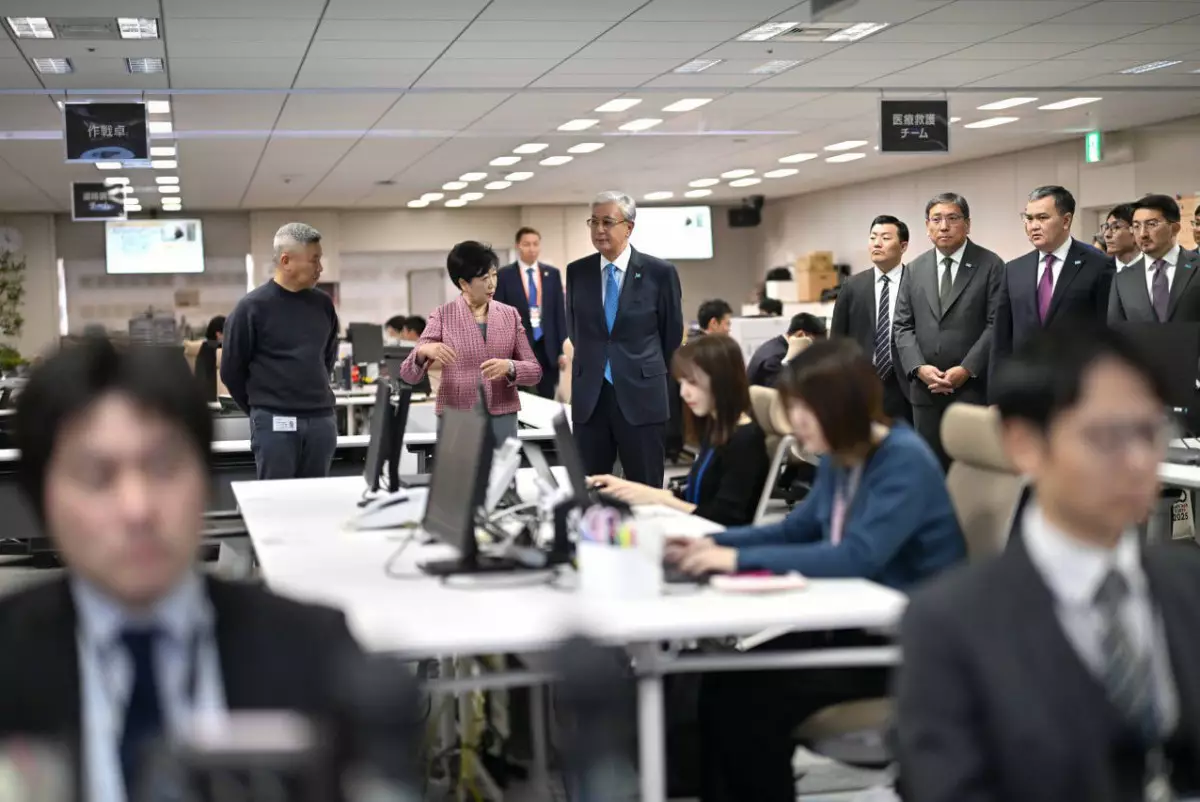 Токаев ознакомился с работой Ситуационного центра Токио