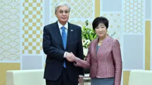 Мемлекет басшысы Токио губернаторы Юрико Коикэмен кездесу өткізді 