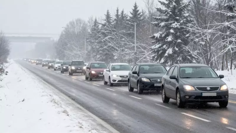 Обгон во время метели: казахстанцу выписали штраф в 117 тыс. тенге