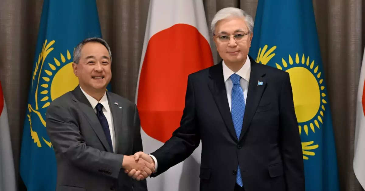   Қасым-Жомарт Тоқаев Sumitomo компаниясының президенті Шинго Уэноны қабылдады   