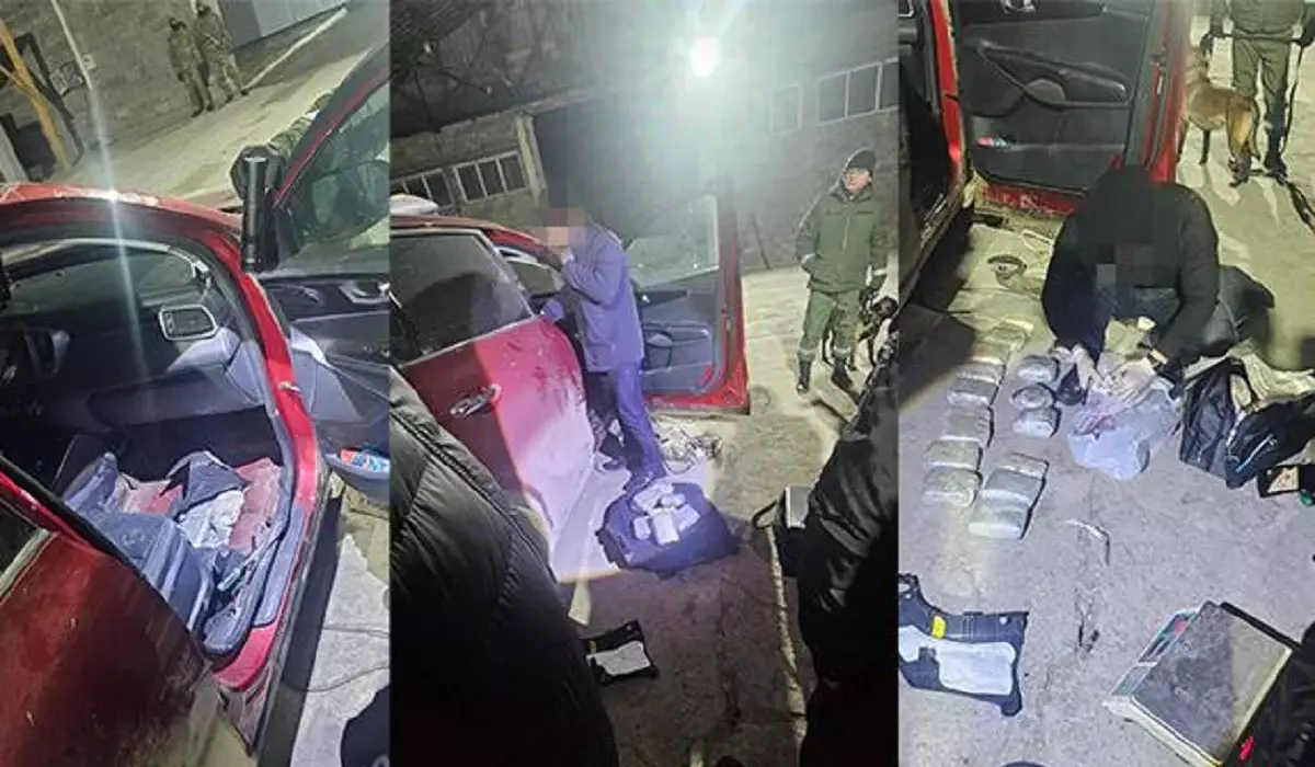 Жамбыл облысында шетел азаматы шекара арқылы Қазақстанға 36 қап есірткі өткізбек болған