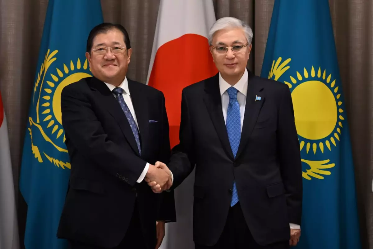 Токаев встретился с главой Mitsui Тацуо Ясунагой