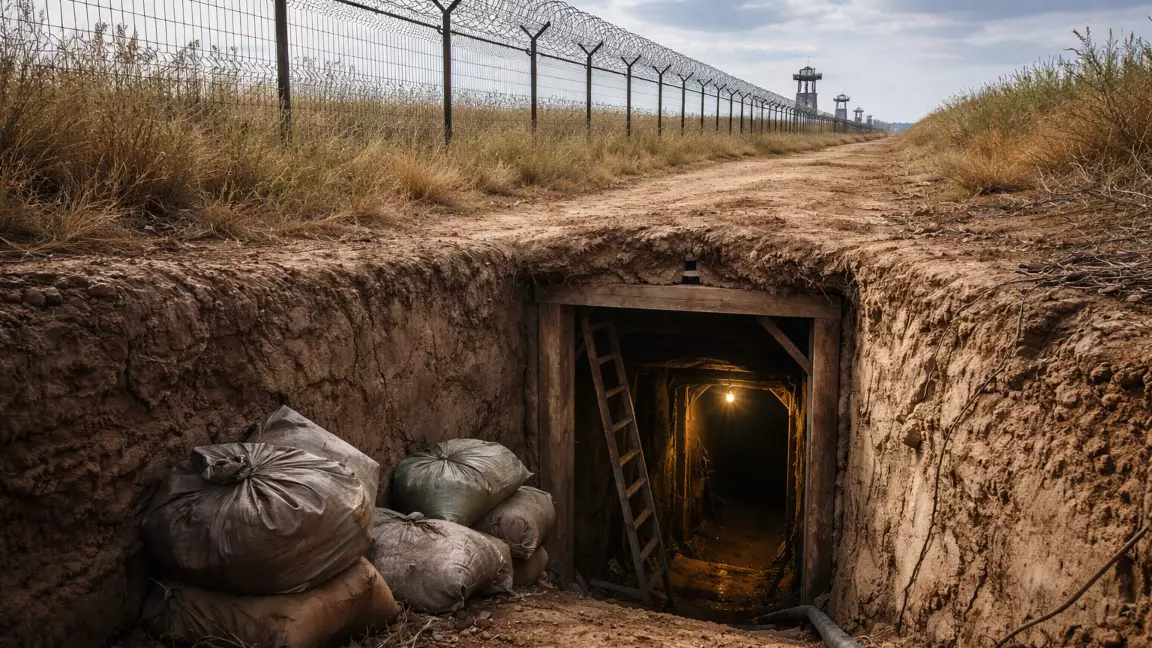 Шекарадағы қауіп: Өзбекстанға апаратын тоннель мен Қырғызстанға тартылған шланг