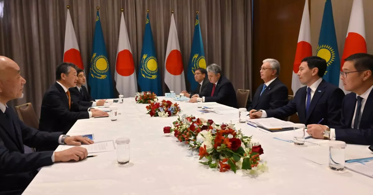   Мемлекет басшысы Масафуми Сэнзакиді қабылдады   