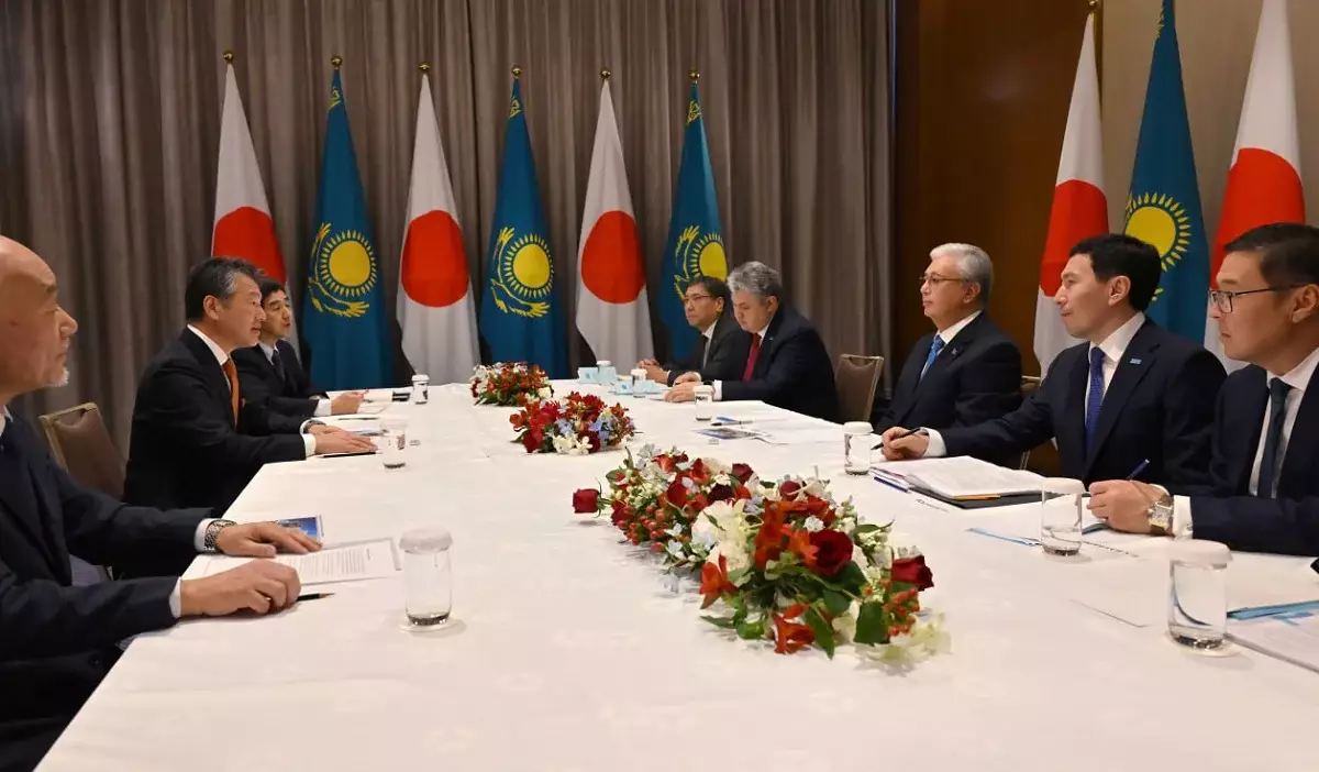 Қасым-Жомарт Тоқаев Hitachi Construction Machinery компаниясының президентін қабылдады