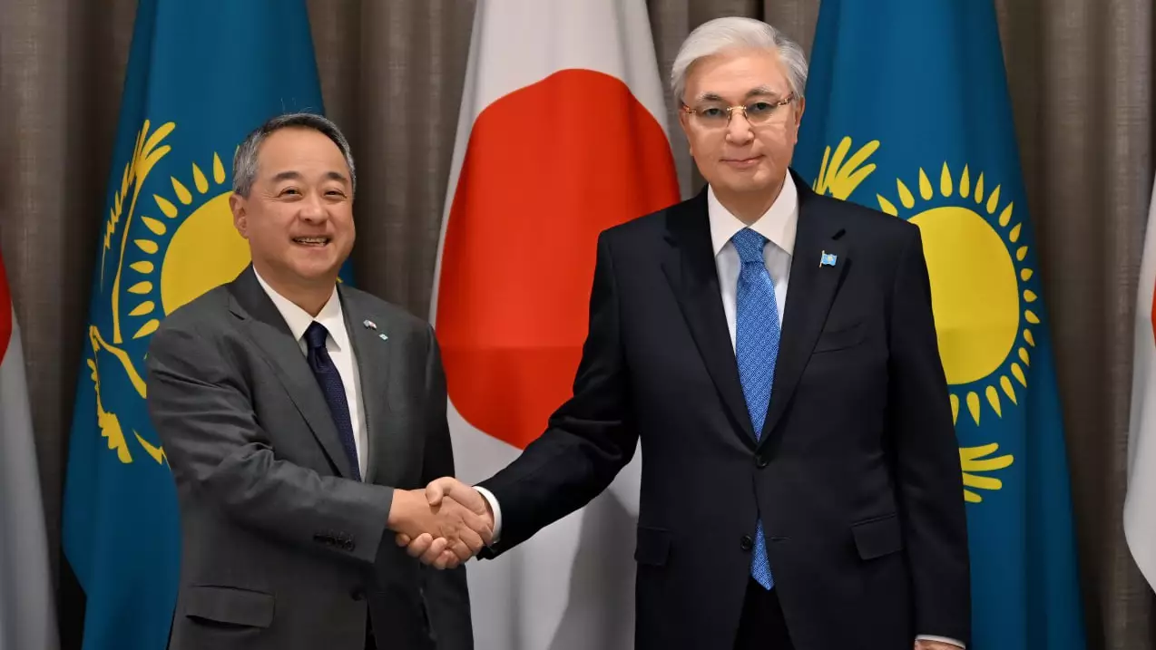 Мемлекет басшысы Sumitomo компаниясының президентін қабылдады 