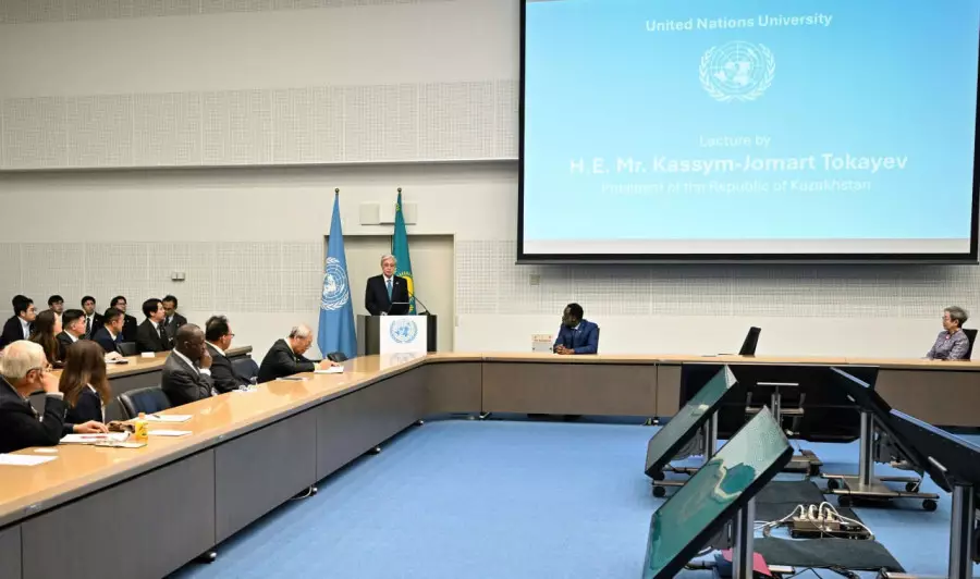 Мемлекет басшысы Алматыда БҰҰ университетінің өңірлік филиалын құруды ұсынды