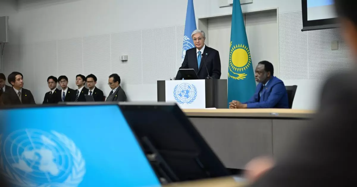   Президент орта державаларды БҰҰ Қауіпсіздік кеңесіне кеңінен қатыстыруға шақырды   