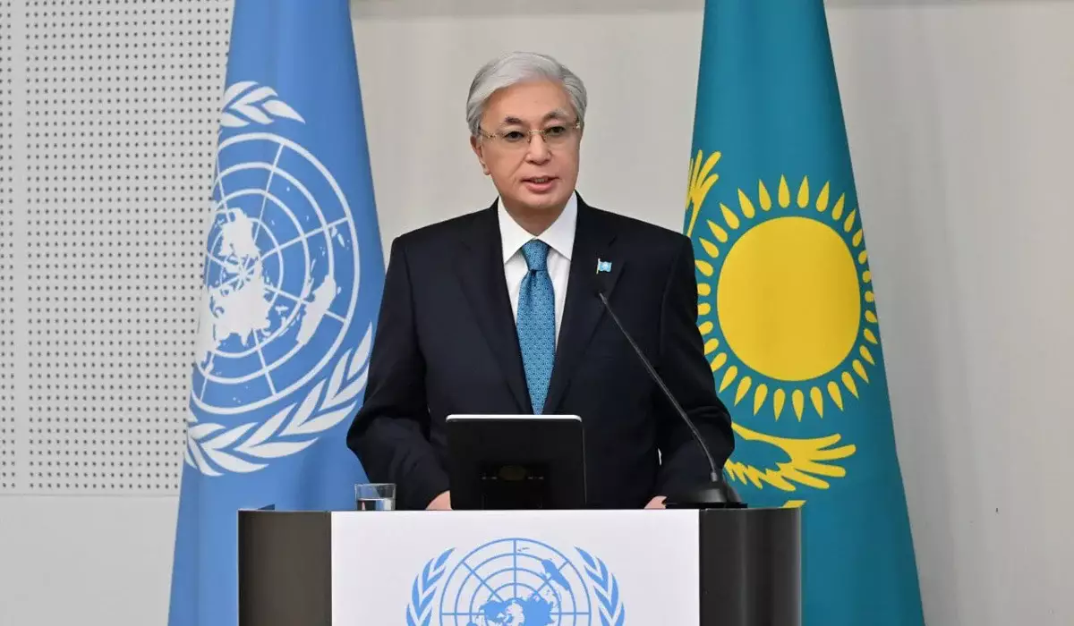 «Дәрменсіз күйге түсті»: Тоқаев БҰҰ университетінде дәріс оқыды