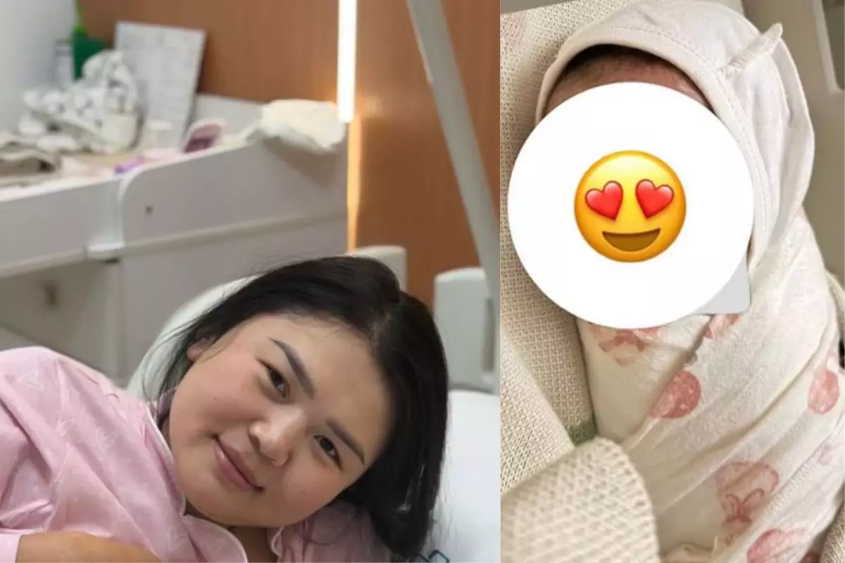 Блогер Ырысбала Икрамбай бесінші сәбиін дүниеге әкелді