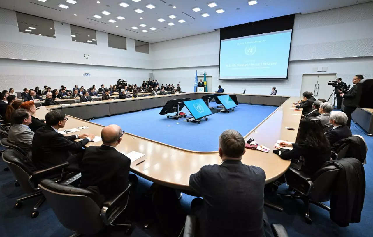 Президент Алматыда БҰҰ университетінің өңірлік филиалын құруды ұсынды