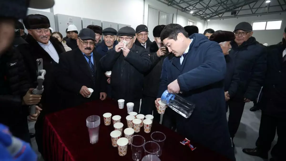 Құрық ауылында жаңа су тұщыту зауыты іске қосылды