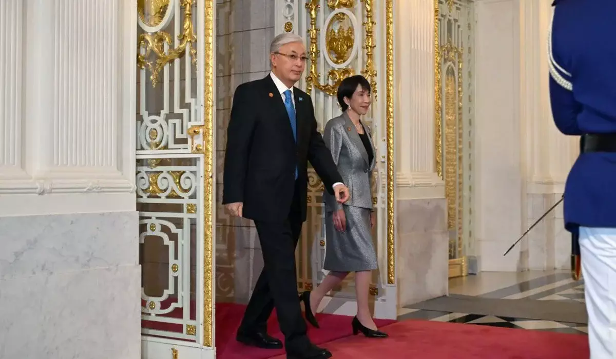 Тоқаев Жапонияда Акасака мемлекеттік сарайына барды