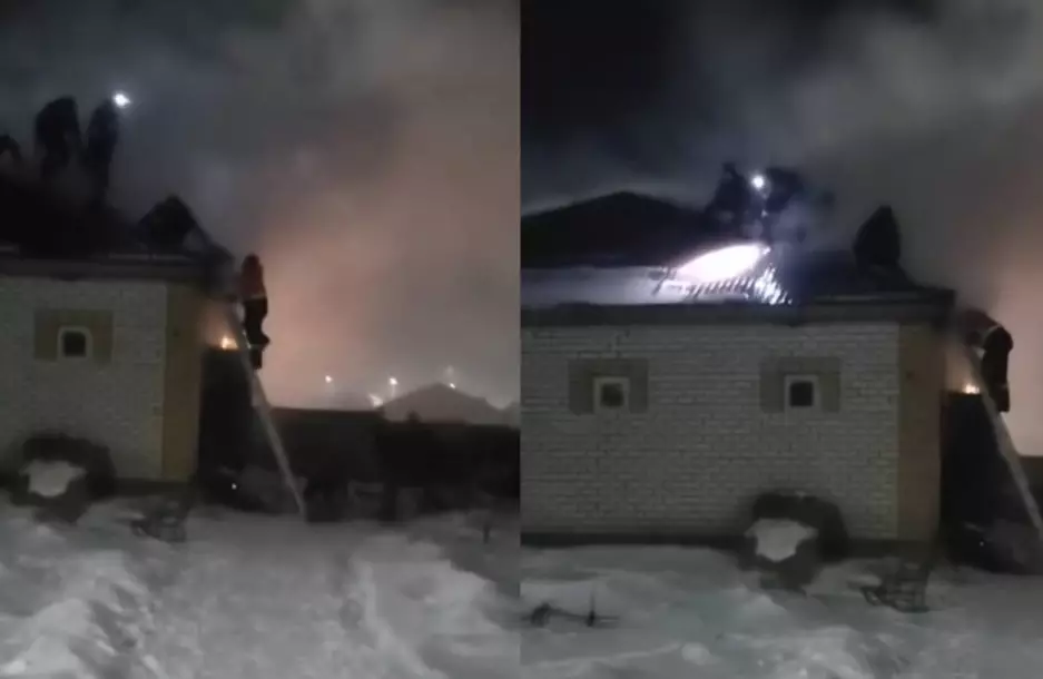 Аягөзде мемлекет берген үй өртеніп, жалғызбасты көпбалалы ана баспанасыз қалды