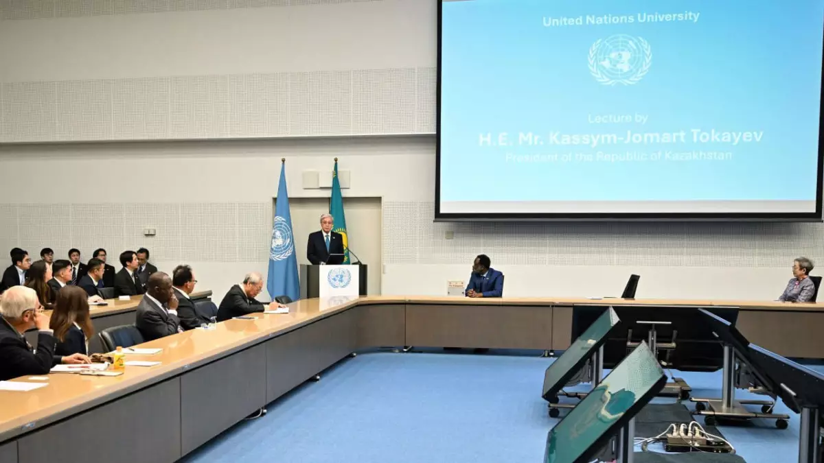 Токаев предложил создать в Алматы филиал Университета ООН и усилить глобальные исследования ИИ