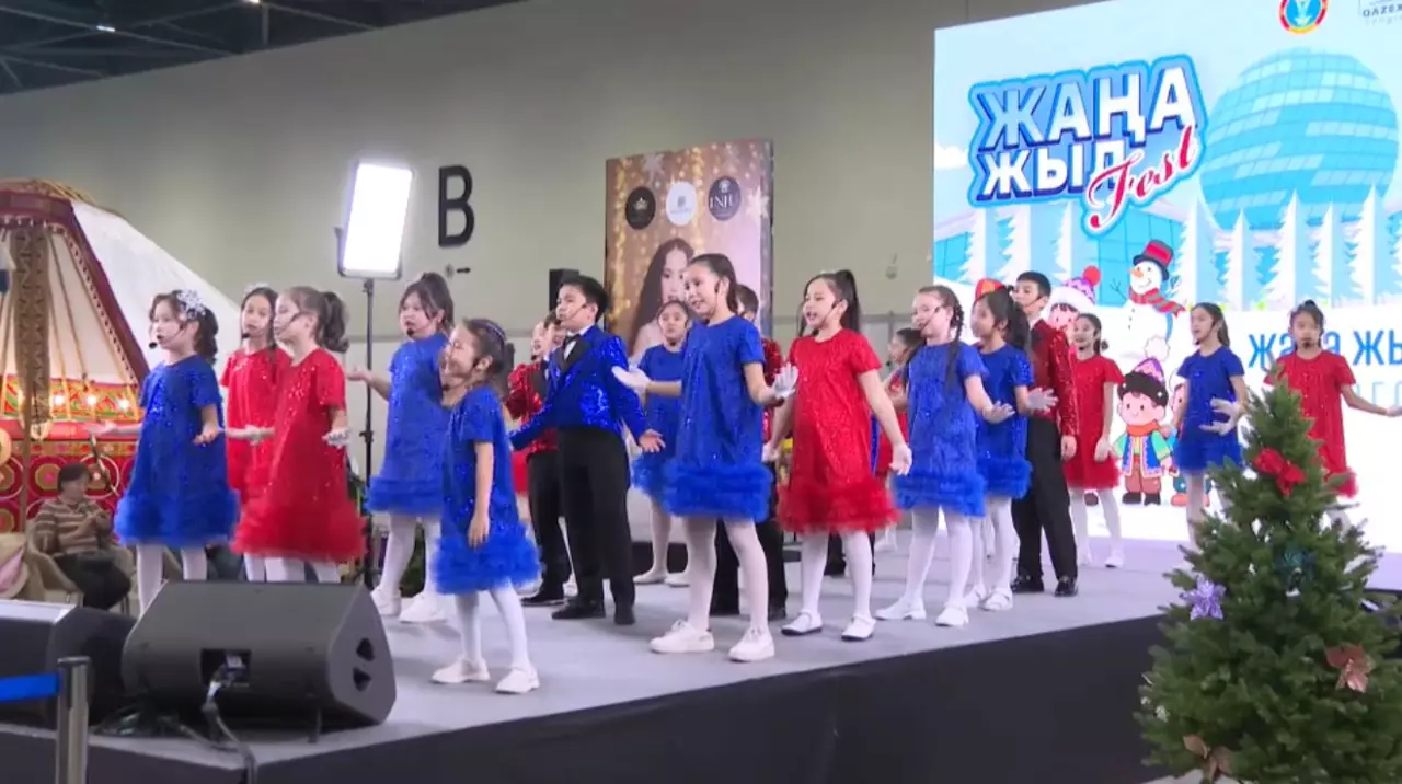 Новогодняя ярмарка «Жаңа жыл Fest» открылась в Астане