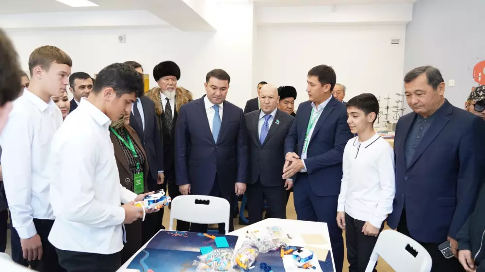 Новую школу на 1500 учеников открыли в Туркестанской области