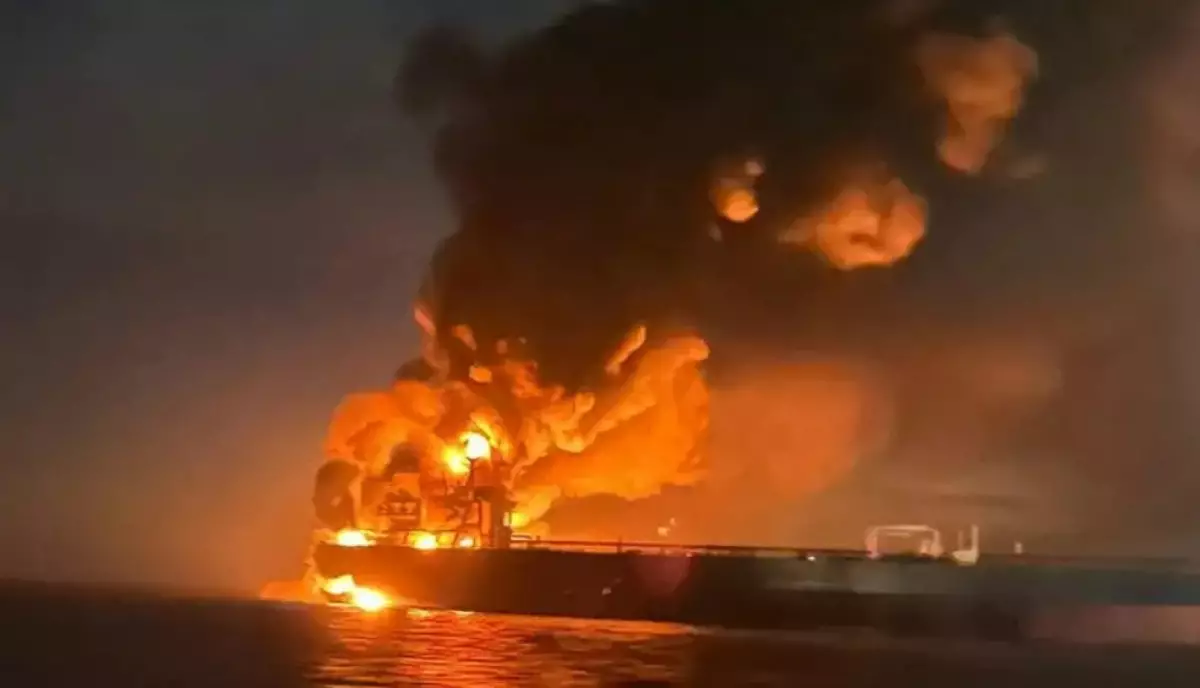 Украина дрондары ресейлік танкерге соққы жасады