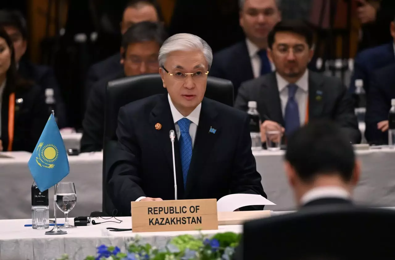 Токаев выступил на первом саммите Диалога «Центральная Азия – Япония»