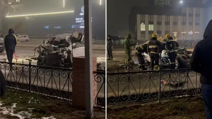 Один человек погиб в ночном ДТП в Ташкенте