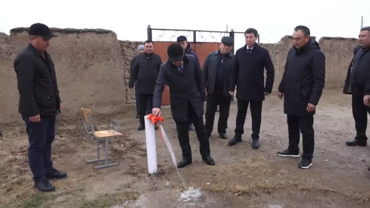 Түркістан облысында 8 ауылға ауызсу берілді