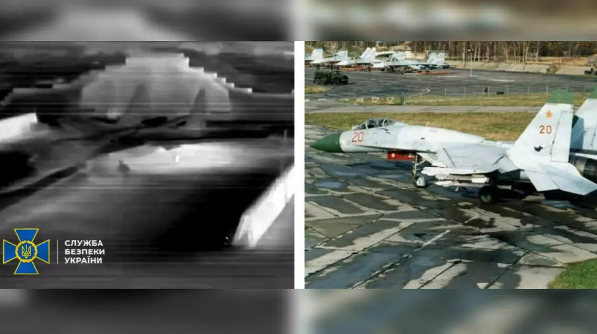 СБУ: украинские дроны уничтожили два Су-27 в Крыму на $70 млн