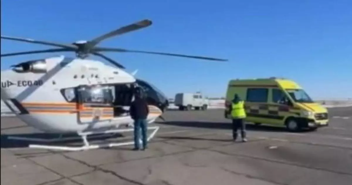  ШҚО-да жүкті әйел тікұшақпен ауруханаға жеткізілді 