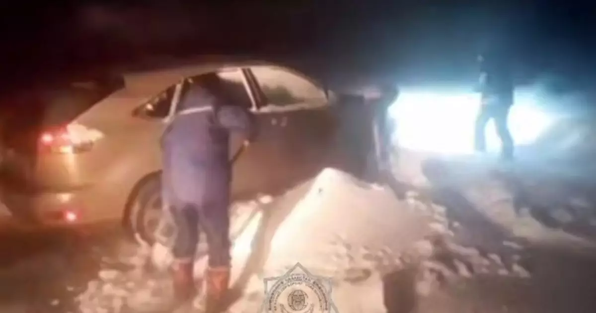  Жетісу облысында қар құрсауында қалған екі азамат құтқарылды 