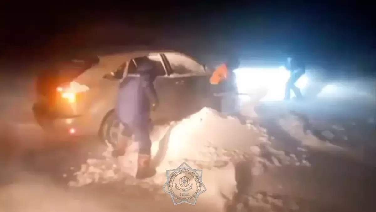 Жетісу облысында қар құрсауында қалған азаматтар құтқарылды