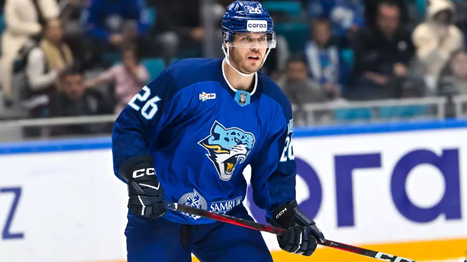 "Барыс" отзаявил иностранного игрока. Он провел только 9 матчей за клуб