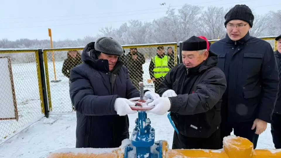 Ақтөбе облысында екі ауылға көгілдір отын берілді