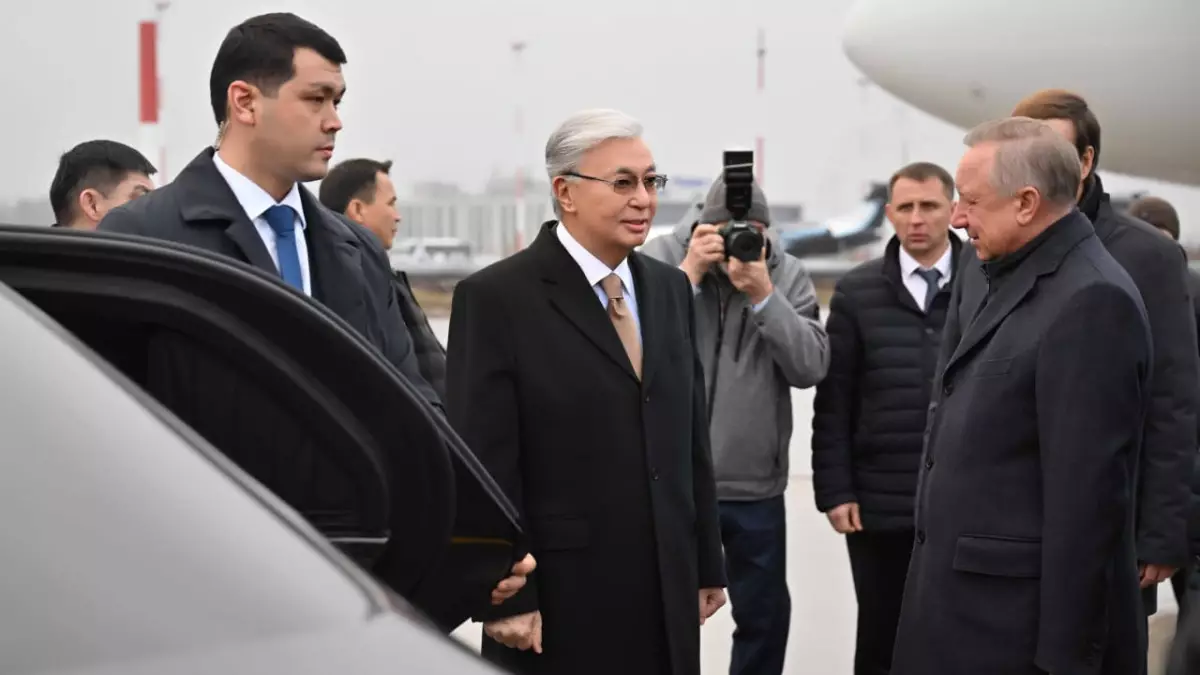 Тоқаев Санкт-Петербург қаласына барды