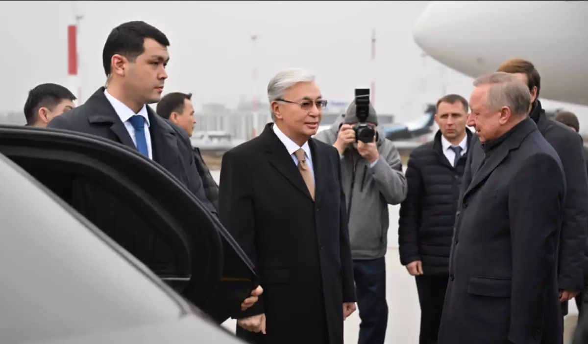 Қасым-Жомарт Тоқаев Санкт-Петербург қаласына барды