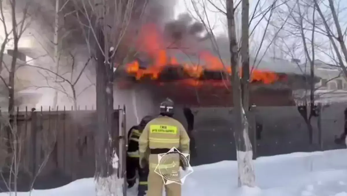 Астанадағы коттедж қалашығында өрт шықты