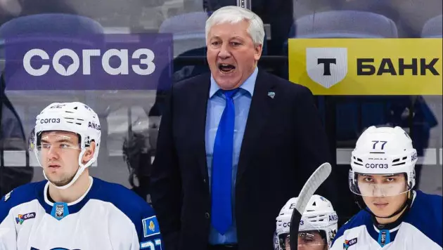 "Их не было с первых минут". Тренер "Барыса" назвал причину разгрома 1:5 в КХЛ