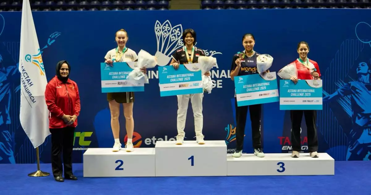  Астанада Astana International Challenge 2025 халықаралық бадминтон турнирі аяқталды 