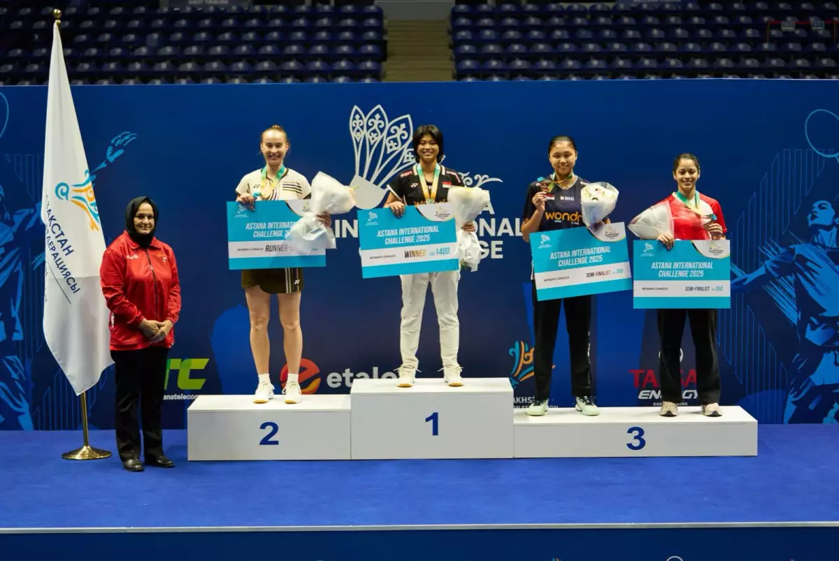 В Астане завершился международный турнир по бадминтону