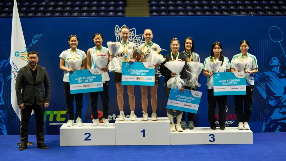 Астанада Astana International Challenge 2025 халықаралық бадминтон турнирі аяқталды