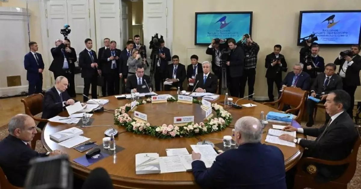  Жоғары Еуразиялық экономикалық кеңестің келесі отырысы Астанада өтеді 