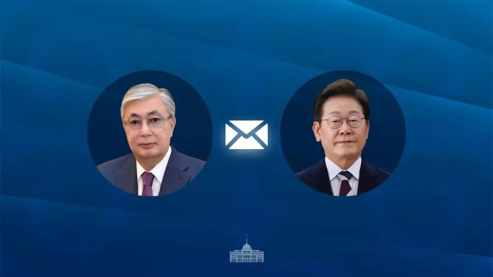 Токаев направил телеграмму президенту Кореи