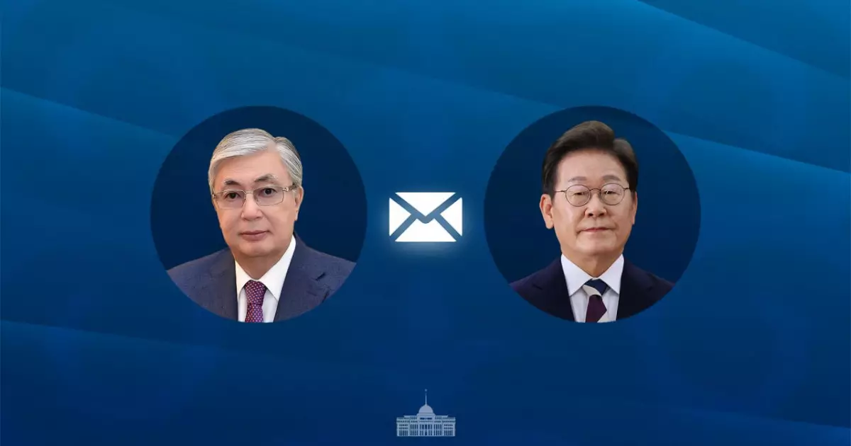   Мемлекет басшысы Корея Президентіне құттықтау жеделхатын жолдады   