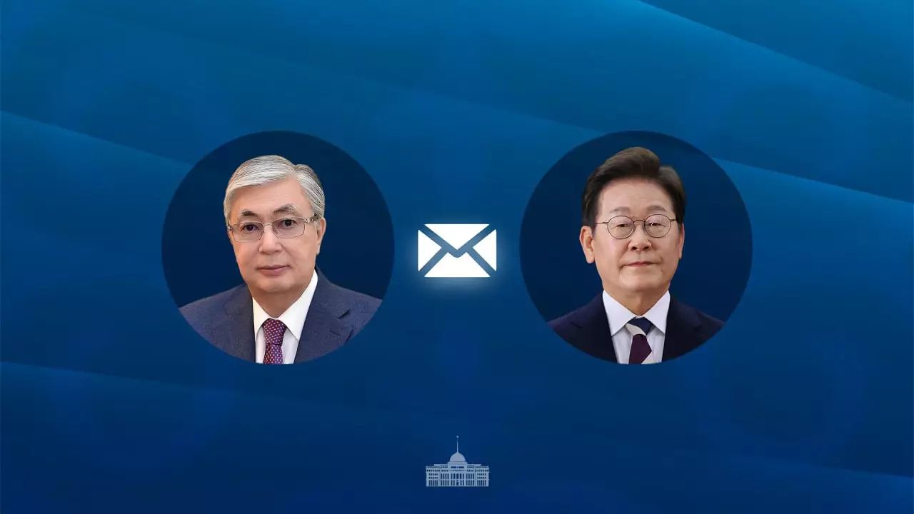 Глава государства направил телеграмму поздравления Президенту Кореи