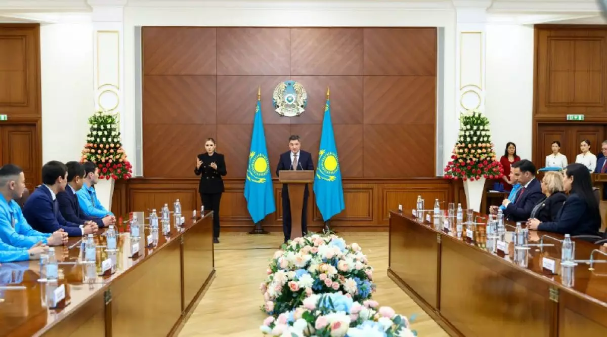 Казахстанские сурдлимпийцы получили награды за выдающиеся достижения в Токио